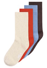 Chaussettes coton biologique colorées