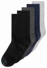 Chaussettes en coton bio lot de 5 paires