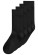 Chaussettes noires en coton bio pour homme ou femme