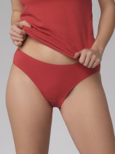 Culotte fine en coton bio et élasthanne pour femme