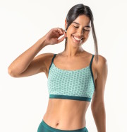 Brassière coton bio équitable à motifs