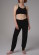 Pantalon souple en coton bio noir