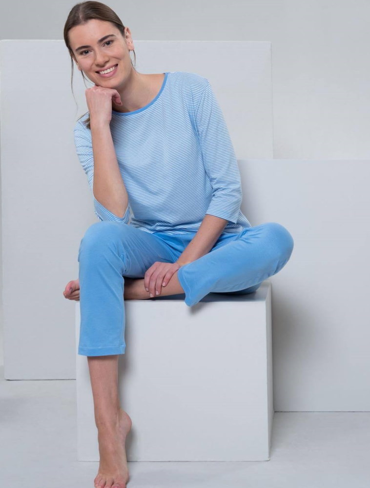 Pantalon pyjama coton bio GOTS pour femme