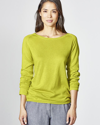 Pull pour femme en chanvre et coton bio écologique