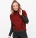 Petit pull manches courtes rouge pour femme