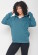 sweat coton bio femme bleu