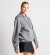 Sweat actuel et moderne en coton bio gris