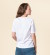 T-shirt femme coton bio blanc