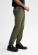 Pantalon coton bio couleur olive