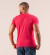 T-shirt coton bio équitable rouge pour homme