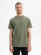 T-shirt coton biologique vert olive pour homme