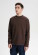 T-shirt coton bio homme marron